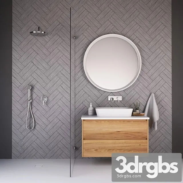 Bathroom Furniture 40 3D Model Download