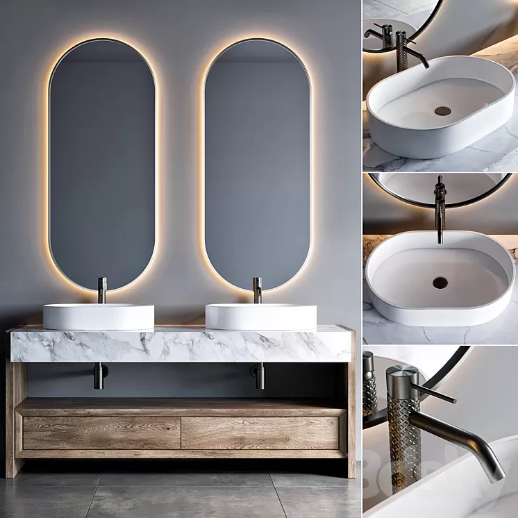 bathroom furniture 43 3D Model bathroom furniture 43 3D Model