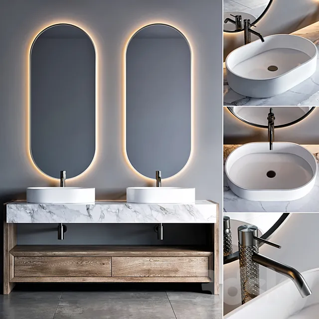 bathroom furniture 43 3DModel bathroom furniture 43 3DModel