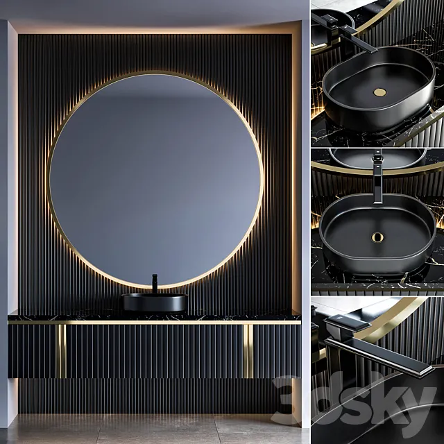 bathroom furniture 45 3D Model bathroom furniture 45 3D Model