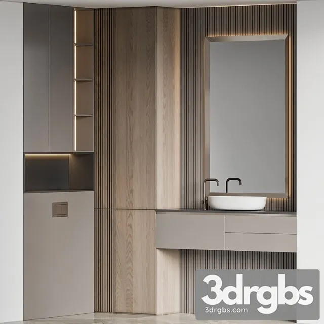Bathroom Furniture 45 4 3D Model Download