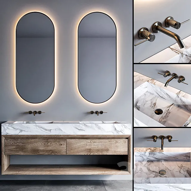 bathroom furniture 48 3D Model bathroom furniture 48 3D Model