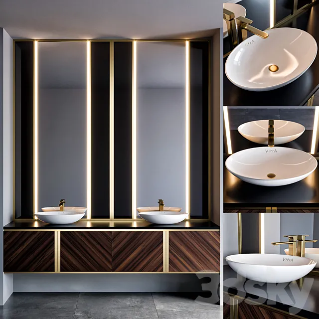 bathroom furniture 53 3D Model bathroom furniture 53 3D Model