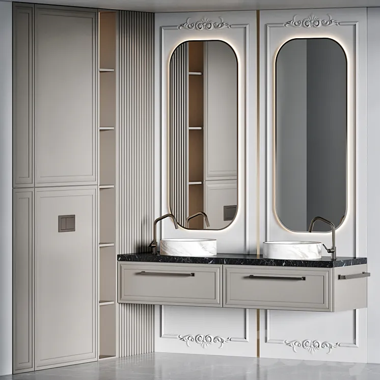 Bathroom Furniture 54 3D Model Free Download