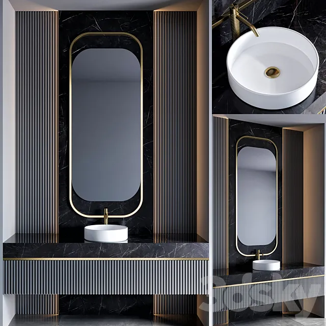 bathroom furniture 58 3DModel bathroom furniture 58 3DModel