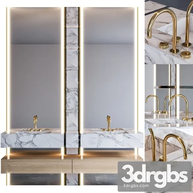 Bathroom furniture 59 3D Model Download