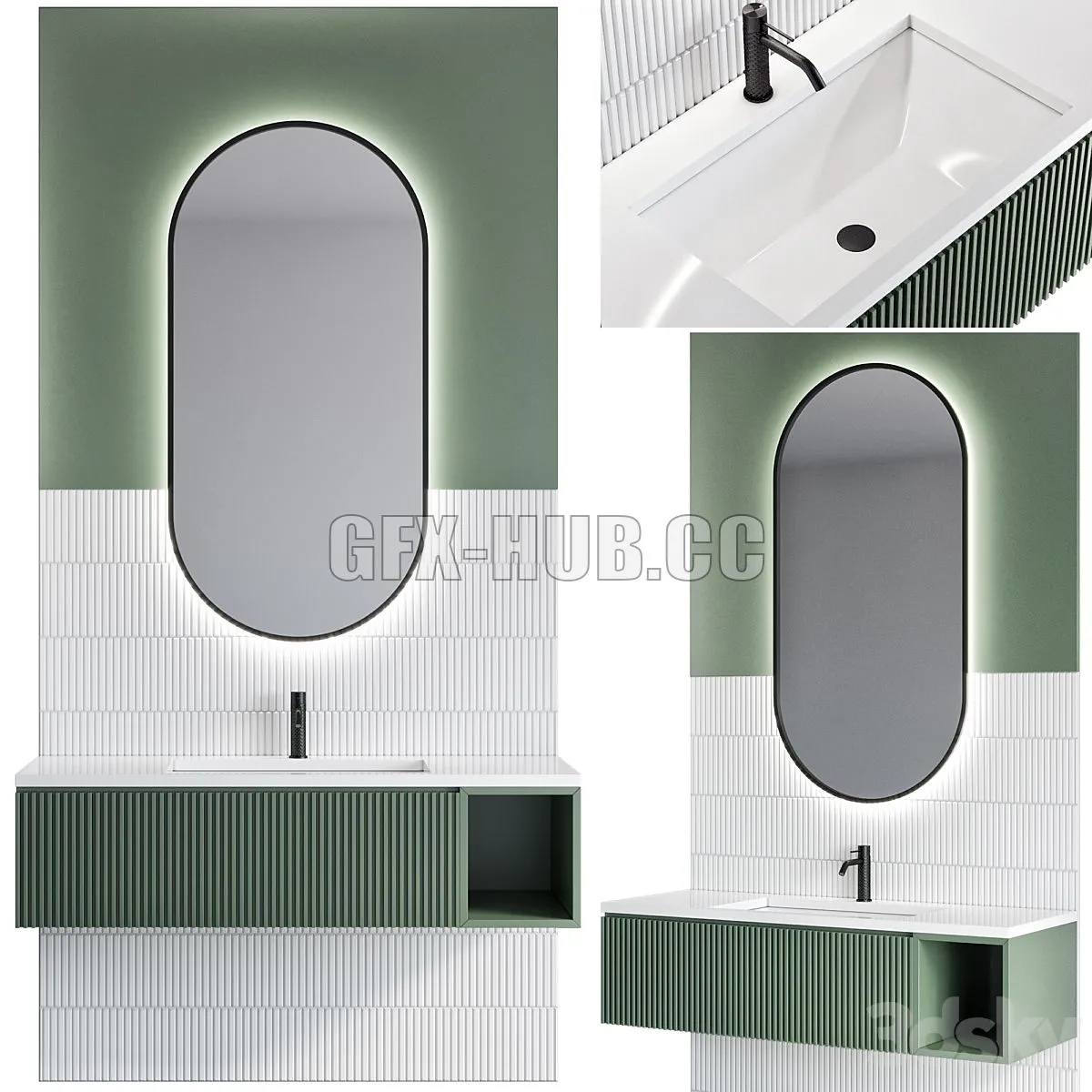 bathroom furniture 62 3D Model bathroom furniture 62 3D Model
