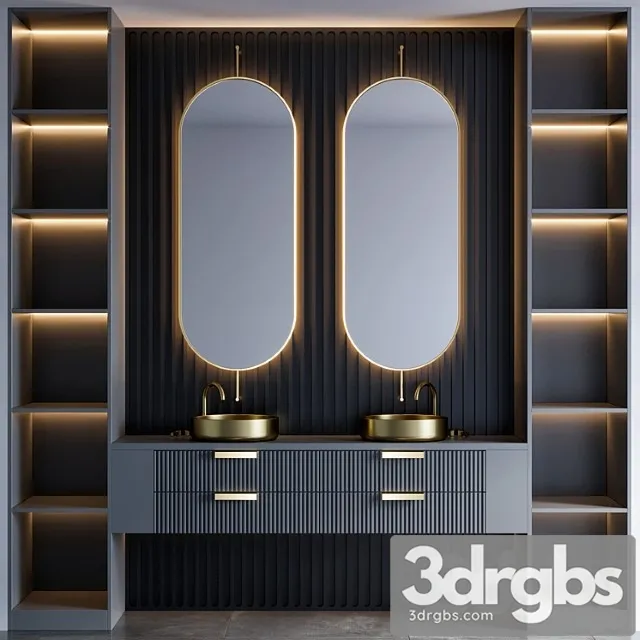 Bathroom furniture 63 3D Model Download
