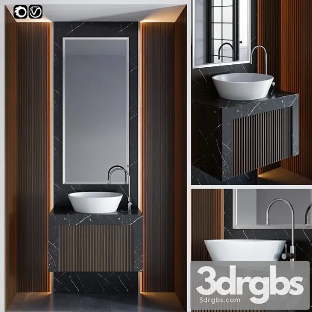 Bathroom Furniture 7 3D Model Download