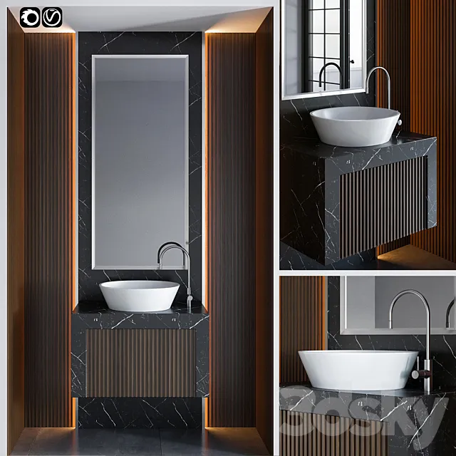 Bathroom furniture 7 3DModel Bathroom furniture 7 3DModel