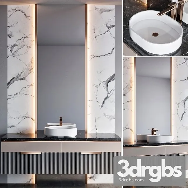 Bathroom Furniture 77 3D Model Download