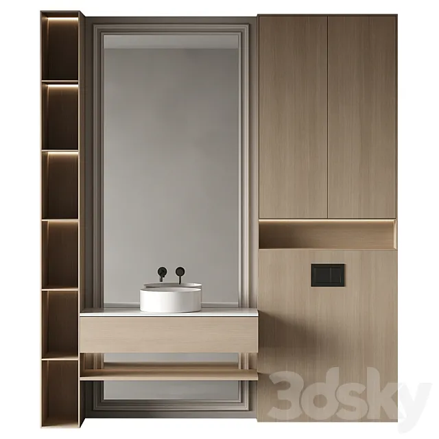 Bathroom furniture 84 3D Model