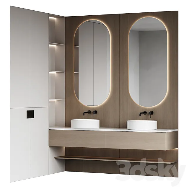 Bathroom furniture 85 3D Model