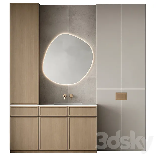 Bathroom furniture 92 3D Model