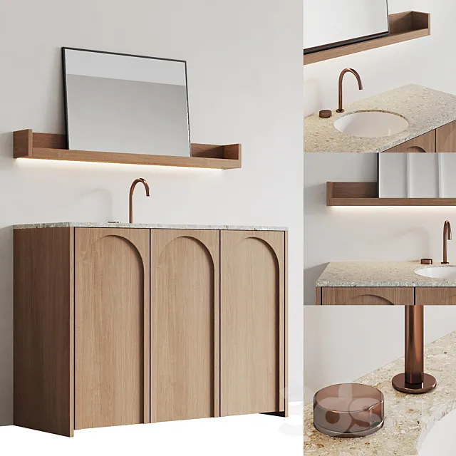 bathroom furniture Arc 3D Model bathroom furniture Arc 3D Model