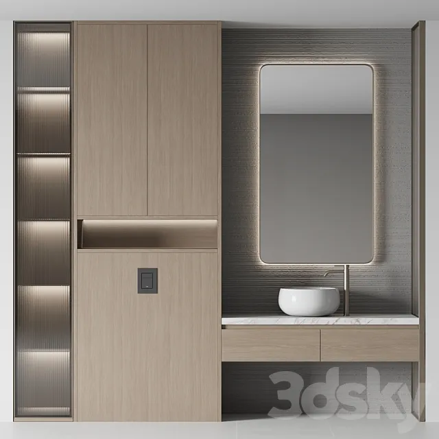 Bathroom furniture №22 3D Model Bathroom furniture №22 3D Model