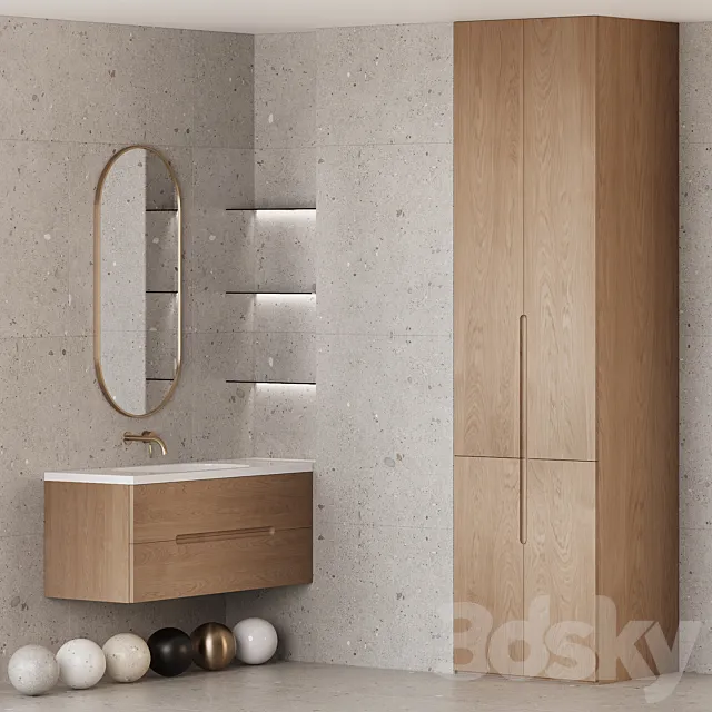 Bathroom furniture EGO 3D Model Bathroom furniture EGO 3D Model