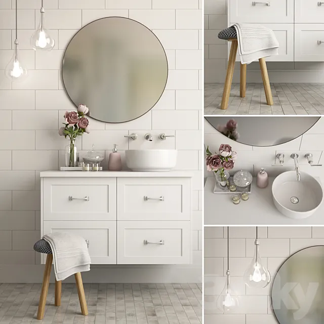 Bathroom Furniture I Bathroom furniture_01 3DModel Bathroom Furniture I Bathroom furniture_01 3DModel