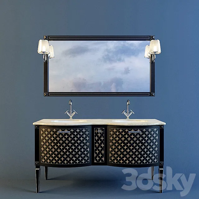 bathroom furniture La Bussola 3D Model bathroom furniture La Bussola 3D Model