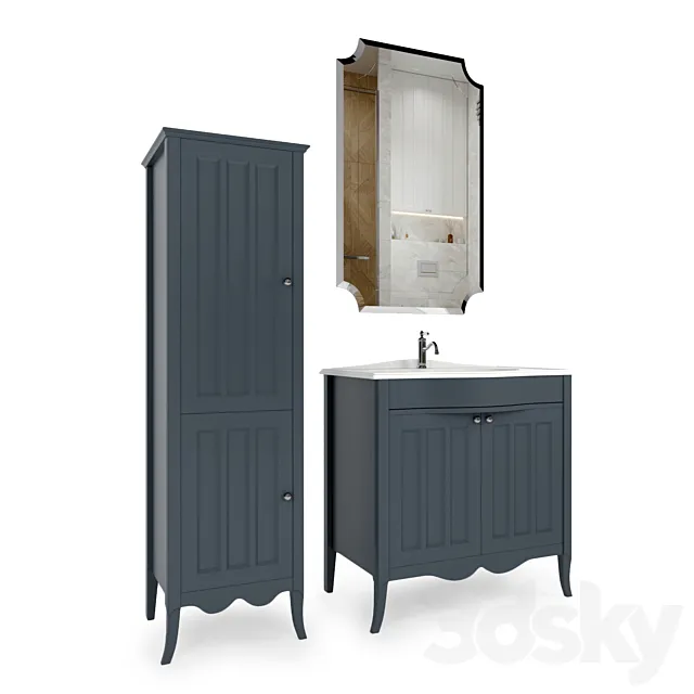 Bathroom furniture MARSEL 3D Model Bathroom furniture MARSEL 3D Model