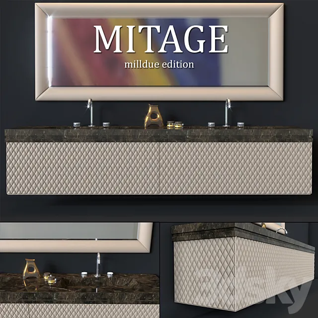 Bathroom furniture Mitage room 3DModel Bathroom furniture Mitage room 3DModel