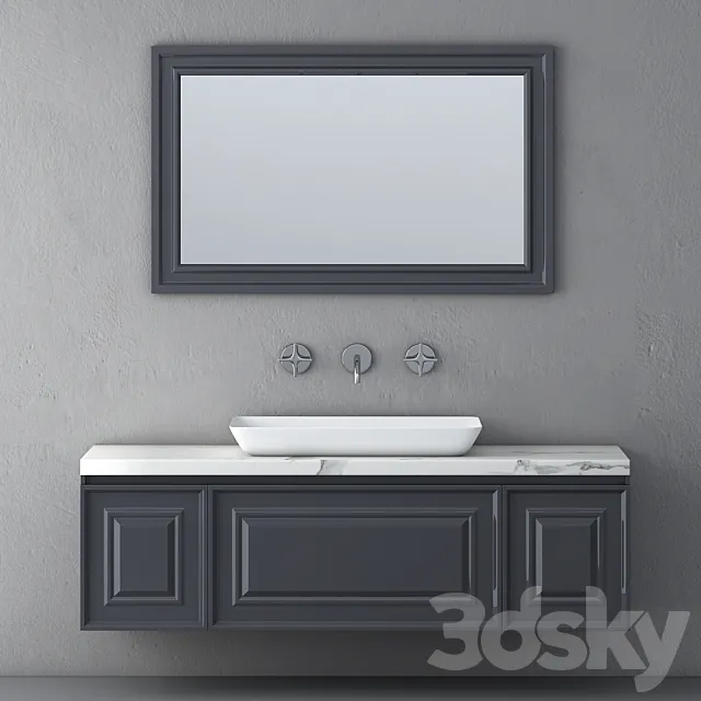 Bathroom Furniture No. 002 3DModel Bathroom Furniture No. 002 3DModel