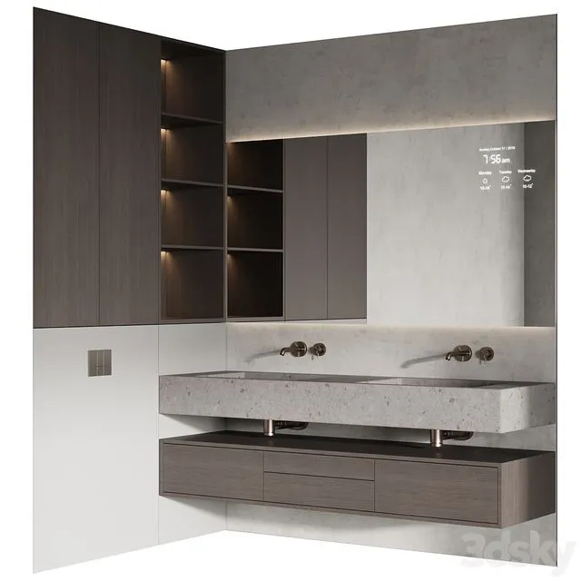 Bathroom furniture No. 32 3D Model Bathroom furniture No. 32 3D Model