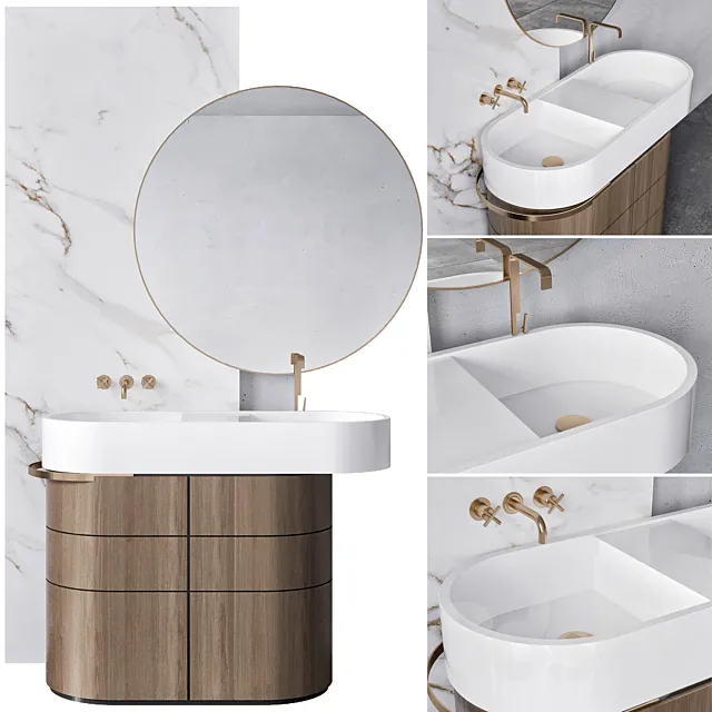 BATHROOM FURNITURE NO19 3D Model BATHROOM FURNITURE NO19 3D Model