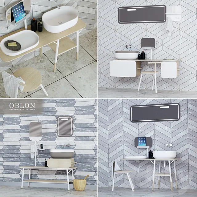 Bathroom furniture Obolon 3D Model Bathroom furniture Obolon 3D Model