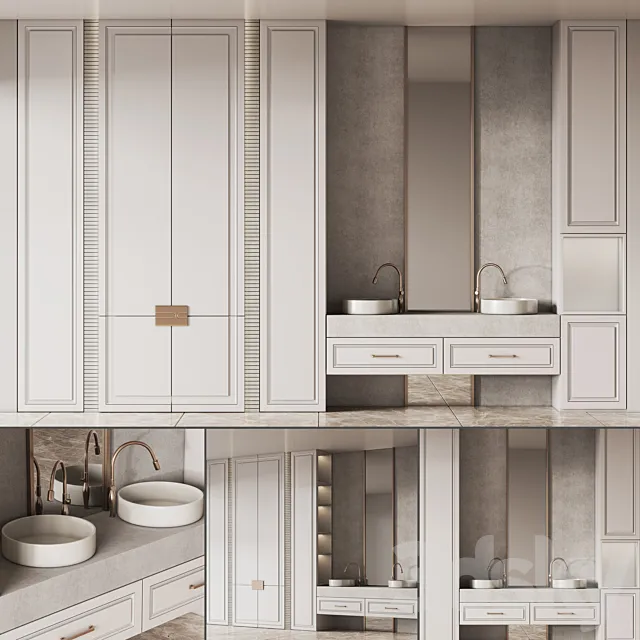 Bathroom Furniture Set 19 3D Model Bathroom Furniture Set 19 3D Model