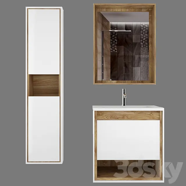 Bathroom Furniture STWORKI Olten 3D Model Bathroom Furniture STWORKI Olten 3D Model