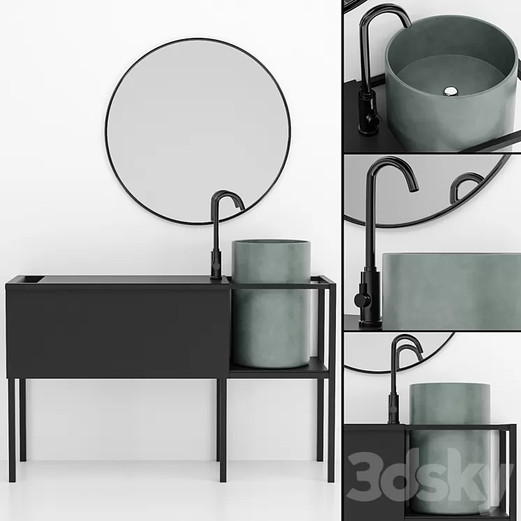 Bathroom furniture_01 3D Model Bathroom furniture_01 3D Model