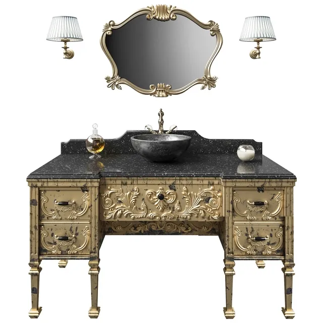 bathroom – GAIA IMPERO washbasin 02 3D Model bathroom – GAIA IMPERO washbasin 02 3D Model