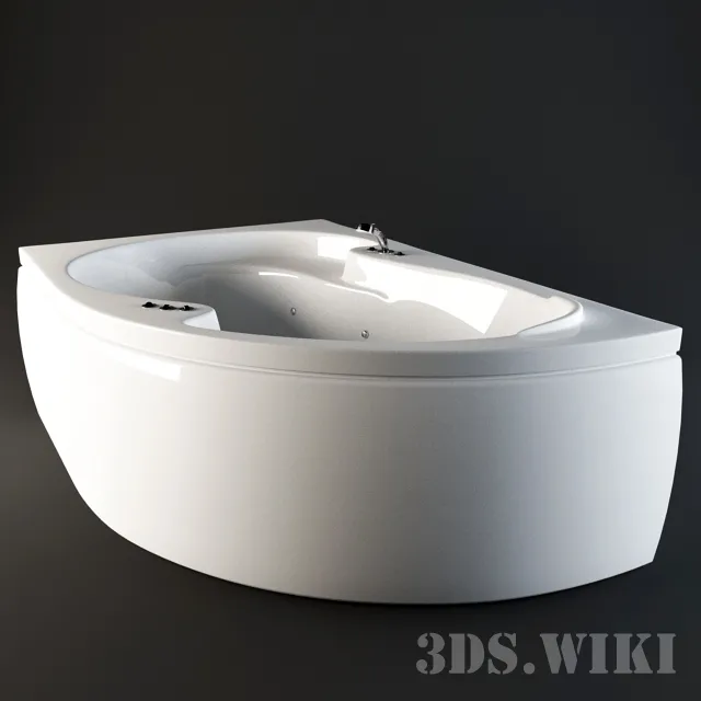 bathroom – Glass Silvia Acrylic Bathtub 3D Model bathroom – Glass Silvia Acrylic Bathtub 3D Model