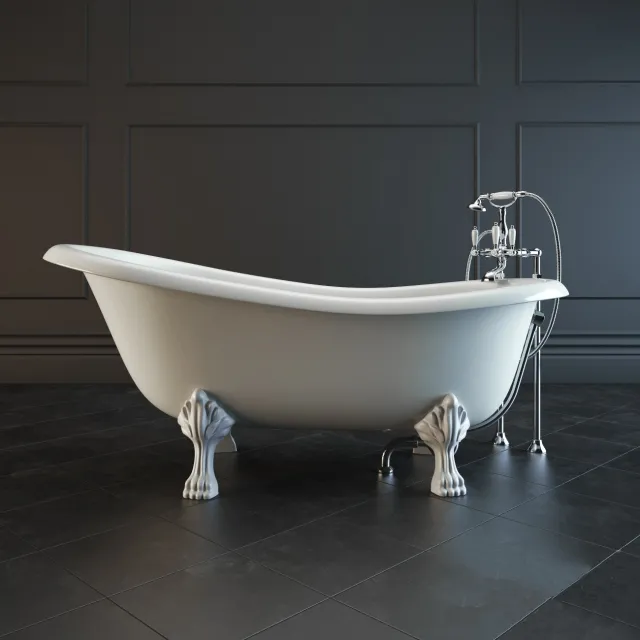 bathroom – GROHE bathtub 78 3D Model