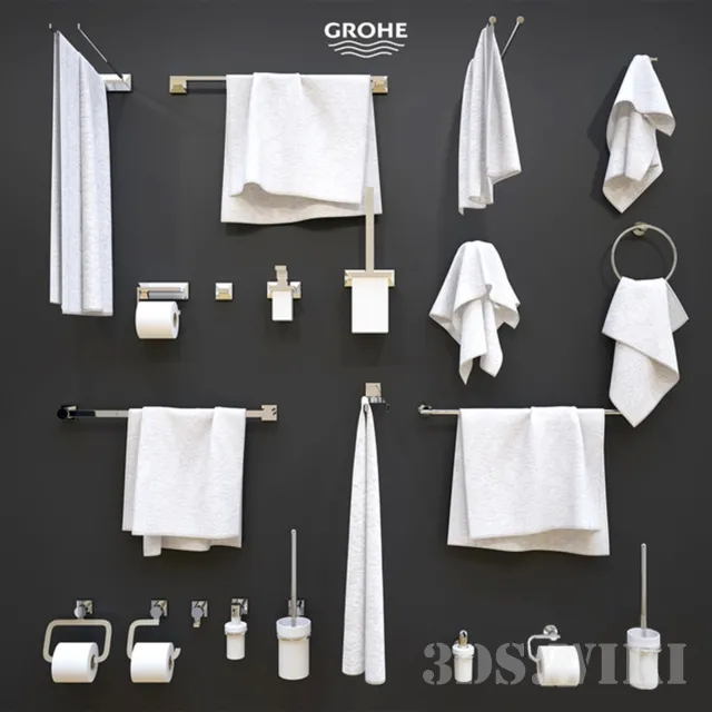 bathroom – Grohe collections 3D Model