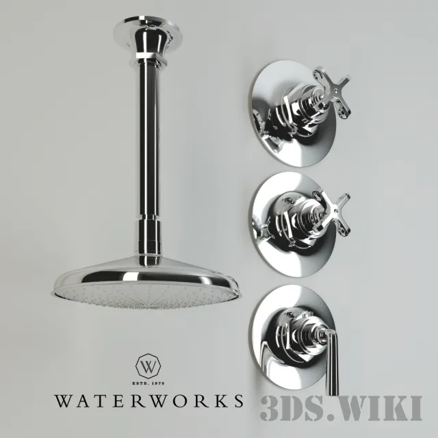 bathroom – Hanging shower for bathroom 3D Model bathroom – Hanging shower for bathroom 3D Model