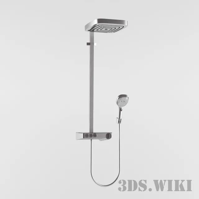 bathroom – Hansgrohe Raindance Select E300 3jet 3D Model bathroom – Hansgrohe Raindance Select E300 3jet 3D Model