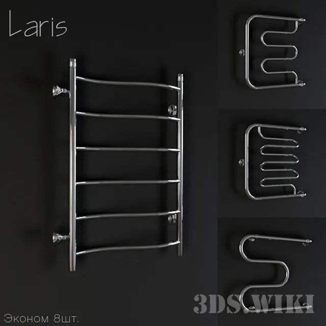 bathroom – Heated towel rail Laris Economy collection 3D Model bathroom – Heated towel rail Laris Economy collection 3D Model