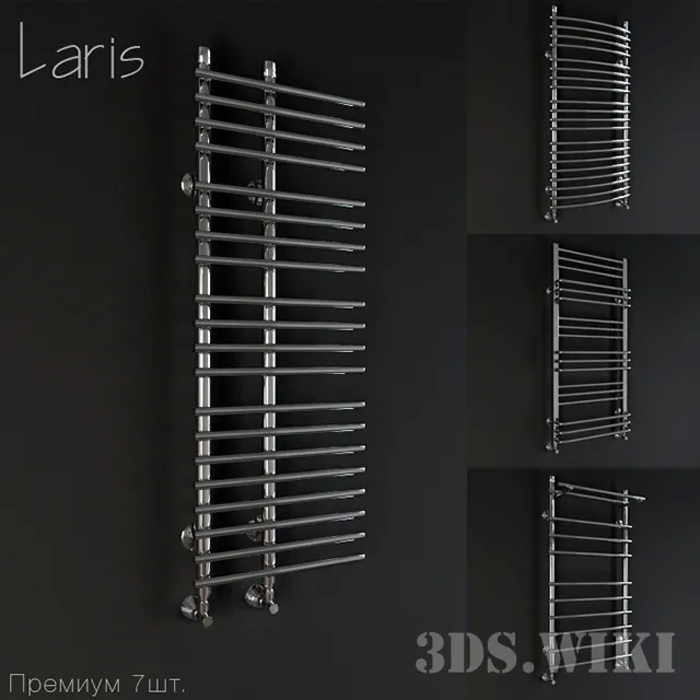 bathroom – Heated towel rail Laris Premium collection 3D Model bathroom – Heated towel rail Laris Premium collection 3D Model
