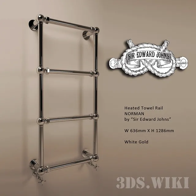 bathroom – Heated towel rail NORMAN Sir Edward Johns 3D Model bathroom – Heated towel rail NORMAN Sir Edward Johns 3D Model