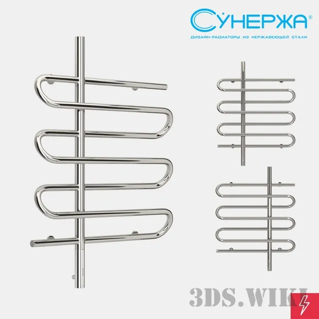 bathroom – Heated towel rail Sunerzha Epatage 3D Model bathroom – Heated towel rail Sunerzha Epatage 3D Model