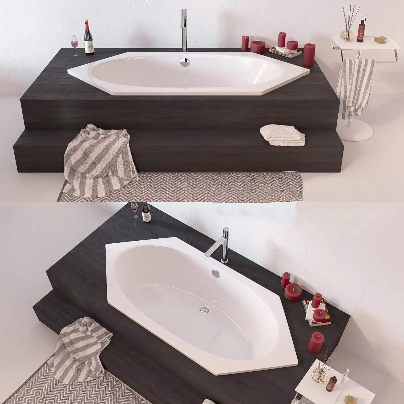 bathroom – HOESCH bathrooms decor set 3D Model