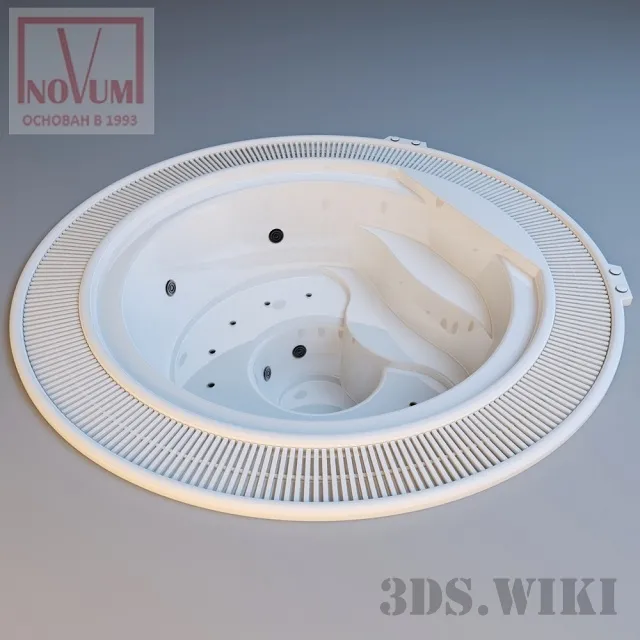 bathroom – Hot tub pool Novum 3D Model