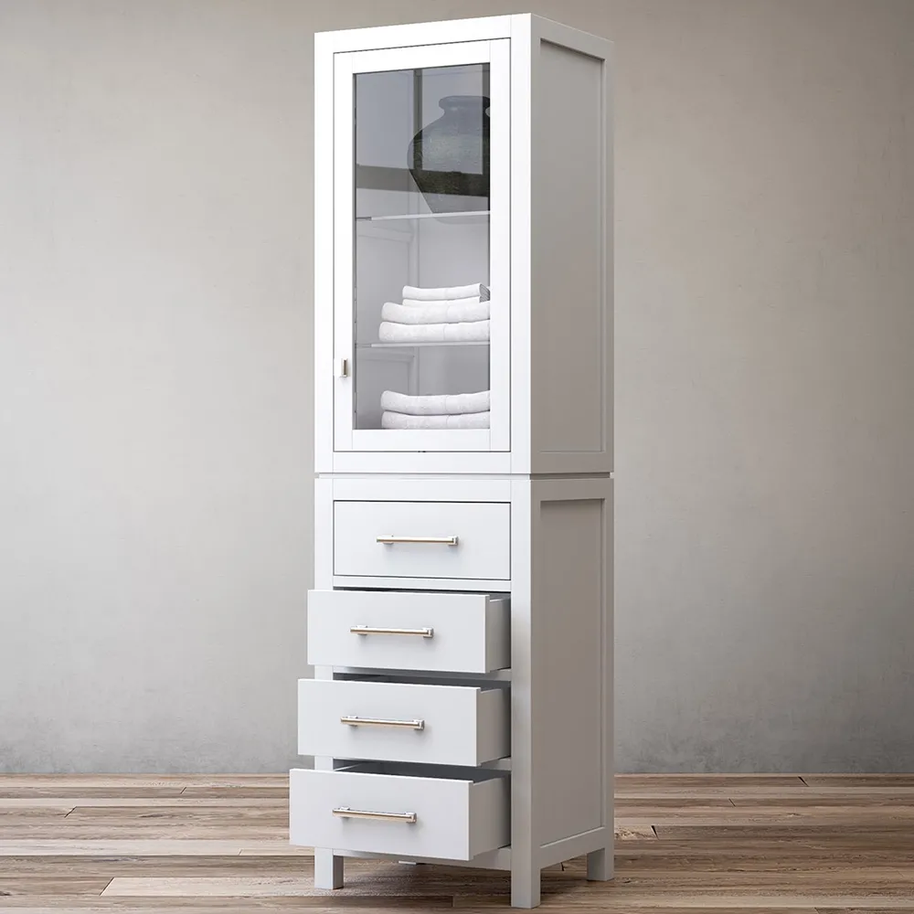 bathroom – Hutton glass door bath cabinet 3D Model