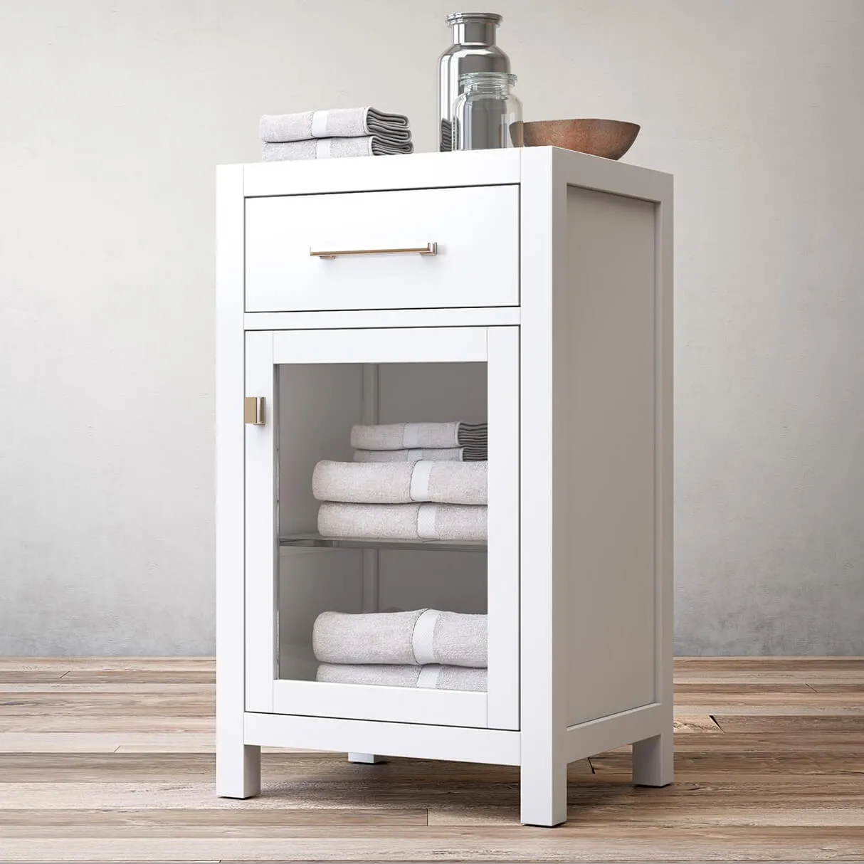 bathroom – Hutton glass single-drawer base 3D Model bathroom – Hutton glass single-drawer base 3D Model