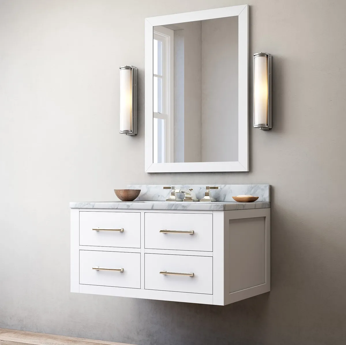 bathroom – Hutton single floating vanity 3D Model bathroom – Hutton single floating vanity 3D Model