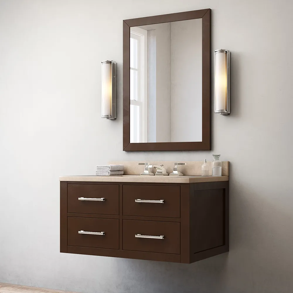 bathroom – Hutton single floating vanity Espresso 3D Model bathroom – Hutton single floating vanity Espresso 3D Model