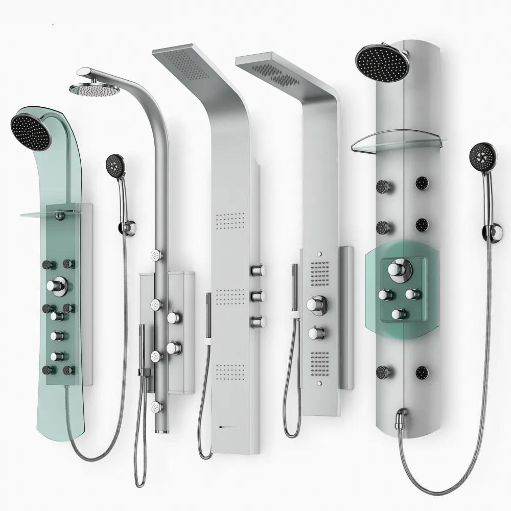 bathroom – Hydromassage panels Ravak set 21 3D Model