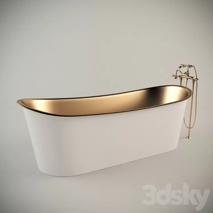 bathroom in a classic style 3D Model
